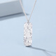 TTMIX Crushed Ice Platinum Necklace pt950 Platinum Chain Platinum Necklace Platinum Pendant Fortune Lady Pendant 7.1-7.3g About 45cm