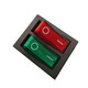 Ship type switch six-pin three-speed reset switch double lighted ship type switch D3 lighted ship type switch switch