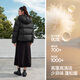 Semir down jacket women's winter 90 down short three-proof bud hood 25 high loft windproof hooded jacket 109725113028