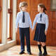 Yinuofang girls skirt mid-length pleated skirt spring and autumn children's graduation performance clothing group uniforms school uniforms