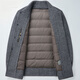 Mémateur de cachemire en laine double face haut de gamme pour collier de combinaison pour hommes, doublure intérieure en laine de laine de laine de vent de vent gris xxs 170 / taille (recommandé 110-125 Jin [Jin est égal à 0,5 kg]))