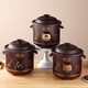 Electric stew pot steamer electric cooking pot stew pot casserole stew and steam all-in-one food supplement pot stew soup cup electric stew pot electric casserole soup pot stew water-proof porridge multi-functional brown 3.5L mechanical manual model