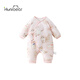 Happy Bear Baby Winter Butterfly Clothes for Baby Girl Padded Thickened Warm Monk Clothes Newborn Antibacterial Jumpsuit