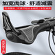 Oeny bicycle handlebar cover universal rubber silicone mountain bike handlebar cover cow sheep horn bicycle handle grip cover accessories one-piece meat ball handlebar cover with deputy handlebar gray