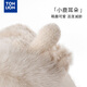 Tang Lion; TONLION cute deer antler hat scarf integrated with women in autumn and winter thickened warm versatile cycling cold-proof ear protection plush hat Beige