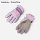 Bala BalaOne Children's Gloves Boys and Girls Ski Gloves Plush Velvet Warmth 2025 Fashion 208425162205