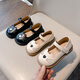 Tyrannis Yangma recommended 2025 new girls princess shoes spring and autumn retro baby leather shoes soft sole cute beige 21 _inner length 13.5cm