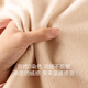 Top Guagua farbige Baumwolle und Samt verdickte Herbstkleidung und Herbsthosen Set Ladies Paar Bottom Pullover Herren-Unterwäsche [Halbhochhals] Aprikosen Regenpulver-Women_14072 xs 160