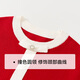 YEEHOO girls' dress children's knitted skirt medium to large children's clothing wool warm small fragrance banquet spring red 110