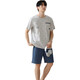 
LangSha Cotton Pajamas Men's Spring and Summer 2025 New High-end Loose Comfort Soft Home Suit Set 16790 L