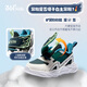 361 Children's cotton shoes 2025 winter soft cushioning plus velvet warm sports shoes for boys and girls, green 26