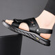 [Venta directa en la fábrica] Sandalias Verano para hombres Nuevos sandalias de desgaste de cuero genuino de cuero genuino