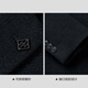 HLA Hailan House Suit Men's 25 Winter Velvet Stretch Business Flat Lapel Suit Jacket Men