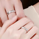 MZMZ Lucky Pixiu Couple Platinum Ring PT950 Platinum Pair of Rings Proposal Valentine's Day Birthday Gift for Girlfriend Light Luxury Style - Local Warehouse/Next Day Delivery Pair of Rings