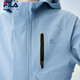 FILA FILA Children's Jacket Two-piece Set for Boys 2025 Winter Big Children's Fleece Top