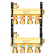 Golden horn Taurus floor heating water distributor floor heating brass large flow integrated household integrated water distributor assembly 3-way single water distributor
