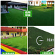 Liangxiang Simulated Lawn Carpet Plastic Artificial Green Fake Turf Kindergarten Balcony Outdoor Padding Courtyard Engineering Fence 2mx0.5m Spring Grass 2cm Encrypted Style