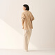 Chaqueta de la camisa de franela de las mujeres Muji chaqueta para mujeres 25 años Otoño Nuevo ropa para mujeres BC2POA5A CHECK SARTIR DARK S (155/80A)