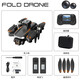 Nouvelle photographie aérienne Aircraft télécommandé avec écran télécommande Hover Obstacle Évitement du drone Drone Photographie aérienne Photographie de haute définition Avion de télécommande sans balais sans pinceau Aircraft JS26H Black + 2.4 Affichage d'écran de commande à distance + Photographie aérienne (deuxième version électrique)