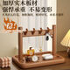 Yusenyi Home Key Storage Rack Desktop Small Sundries Organizer Home Glasses Watch Storage Rack Cactus Walnut Color