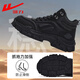 回力男鞋秋冬款马丁靴男厚底登山鞋休闲运动工装鞋子男2595 黑/灰 42