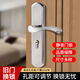 Verrouille de porte de chambre à coucher intérieur type de type Porte de chambre Porte en bois verrouillage de porte poignée poignée poignée poignée de poignée sans trou de modification Terminé