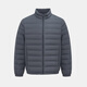 Snow Flying Classic New Couple Stand Collar Lightweight Down Jacket Casual Short Duck Down Warm Down Jacket Men Liman Khaki-Female 165