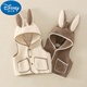 Disney's new autumn and winter children's lamb velvet vests for boys and girls, thickened hooded vests, baby style coats, baby vests, off-white 73 cm