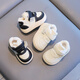 YEEHOO FASHION Ying's baby plus fleece shoes 03 years old warm toddler shoes winter soft sole warm toddler shoes large cotton shoes thick plus fleece Mino white 12.5 cm inner length 18 size