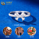 Chinese gold PT950 platinum bow ring women's new ring light luxury Valentine's Day birthday gift for girlfriend and wife platinum bow ring about 2.5g