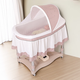 
HAIZIJIA Crib Chaoshan Up and Down Shaker Electric Cradle Bed Automatic Shaker Multifunctional Baby Bed Radish Squat Newborn Coffee Color Plus + Bluetooth APP