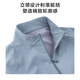Mr. Cloth Fashion Simple Jacket Men's 2025 Autumn and Winter New Style Casual Solid Color Standing Collar Versatile Multi-Color Jacket PT16786 Piano Black L (175)