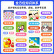 Haoyitong children's early education machine learning machine AI shooting learning machine camera picture book thinking children's cognitive enlightenment early education educational toys boys and girls learning machine story machine gift Red Tornado sports car model (early education + primary school dual system)