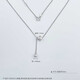 Lao Fengxiang platinum hollow adjustable ball bead tassel set chain platinum jewelry white gold about 5.95g