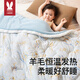 More Rabbit Baby Quilt Maternal and Child Class A Children's Autumn and Winter Wool Throw Blanket Kindergarten Baby Thickened Nap Blanket Constant Temperature Quilt Whale Falling into the Clouds Thickened Applicable Temperature 0-15 Wool Constant Temperature 120*150cm丨10A Antibacterial丨Double Temperature Control