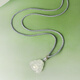 Saturday Blessing White Moonlight Chalcedony Buddha Necklace Men's and Women's Pendant Birthday Gift J0414089 Color Rope
