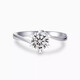 I Do Platinum PT950 Diamond Ring Snowflake Twist Arm 1 Carat Diamond Ring Wedding Ring Proposal Engagement Ring Gift for Girlfriend Snowflake Twist Arm-1 Carat Diamond Size 14