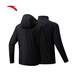 ANTA outdoor polar fleece three-in-one sports jacket men's winter water-repellent woven plus fleece thick jacket top two-piece set