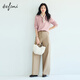 Evely Jiang Xin endorses fashionable and versatile cotton scimitar pants, Laiser slim and versatile commuter women's 2025 autumn new style khaki pre-sale [September 25] post M