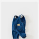 G.DUCKKIDS baby denim overalls spring and autumn one-year-old boys and girls fashionable and cute jumpsuits children pp pants baby pants blue 80