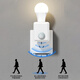 Gongtai Intelligent Human Body Sensor Socket Lamp Socket E27 Screw Corridor Sensor Energy-Saving Lamp Switch Lamp Holder GT-RT27-C60