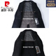 Pierre Cardin Double-sided Cashmere Coat Men's Woolen Windbreaker Long Middle-aged and Elderly Dad Casual Plus Size Jacket Black/Goose Down Liner 6XL 205 Recommended 220-240Jin Jin is equal to 0.5 kg