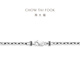 Chow Tai Fook G&W Series Gourd PT950 Platinum Bracelet for Gift PT164087 18.75cm