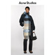 Acne Studios Unisex Plaid Tassel Rainbow Vally Scarf Wool Shawl CA0084 Blue/Beige/Black One Size