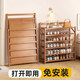 Editor-in-chief Xiang Shoe Rack Home Door Small Entry Simple Shoe Cabinet Free Installation Folding Multi-layer Storage Rack 4 Layers 70