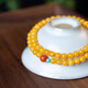 Fan Jialun beeswax bracelets for women, stacked southern red and turquoise bracelets, double-circle rosary beads, amber old honey chicken oil yellow gift, double-circle Shanyue
