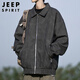 JEEP SPIRIT Jeep jacket men's leather jacket men's tops autumn and winter high-end casual sports high-end men's clothing
