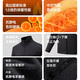 ANTA (ANTA) Brother Z's same style Fire Shell Earth Shell 3.0 Antistatic Fleece Jacket Outdoor Stand Collar Jacket Men's Jacket Men's Style - Jacquard Thick Needle - Stand Collar Style Basic Black Gray - 4 L (Male 175 Female 170)