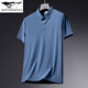 Septwolves Feel Feeling 7A Ice delgado Camiseta de manga corta Polo de solapa de verano para hombres Camiseta sin aliento