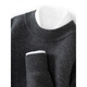 Présintor de cachemire à demi-manche à demi-manche pour le cou à manche pour hommes épaissis pour hommes à manches longues et à manche en liberté de grande taille en tricot et hiver nouveau gris clair L 140-160jin [Jin est égal à 0,5 kg]